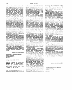 Current topics in materials science, Vol. 12. Edited