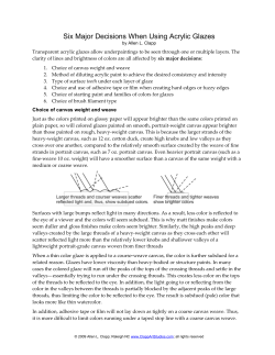 Allen Clapp`s Six Major Decisions