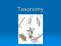 Taxonomy - Sophia Learning
