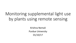 Monitoring Supplemental Light Use Efficiency