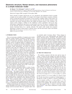 Electronic structure, Raman tensors, and resonance