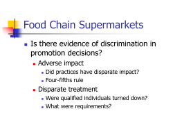 Food Chain Supermarkets