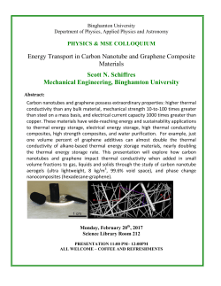 Energy Transport in Carbon Nanotube and Graphene Composite