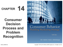 Marketing Strategy and Problem Recognition