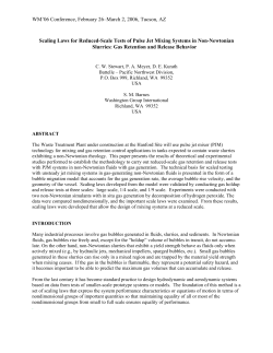 Gas Bubble Retention and Release During Intermittent Mixing of
