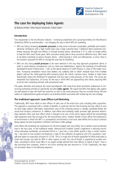 The Case for Deploying Sales Agents