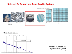 Silicon dioxide to Polysilicon