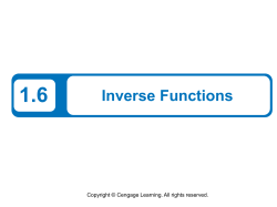 inverse function