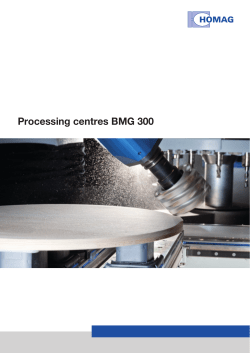 Processing centres BMG 300