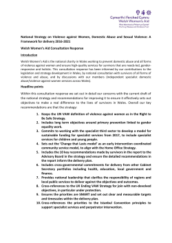National Strategy on Violence against Women, Domestic Abuse and