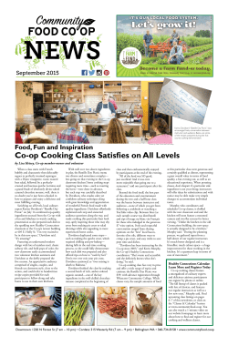 Co-op Cooking Class Satisfies on All Levels - Community Food Co-op