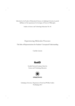 The Role of Representations for Students` Conceptual