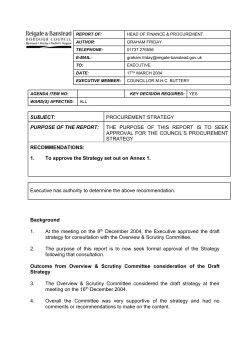 Report of - Reigate and Banstead