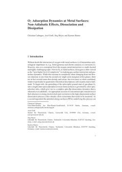 O2 Adsorption Dynamics at Metal Surfaces: Non