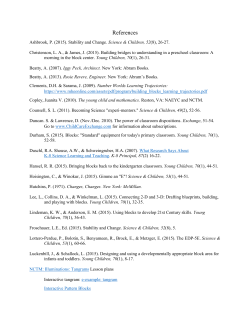 Purposeful Experiences in Early Childhood Classes - Carla