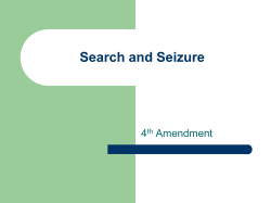 Search and Seizure