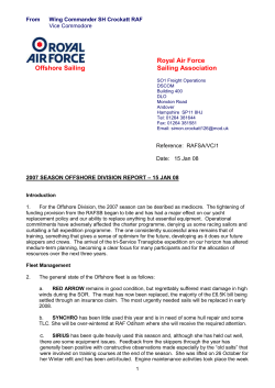 2007 season offshore division report &ndash; 15 jan 08