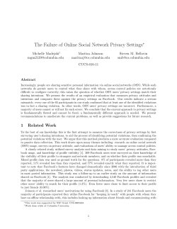 The Failure of Online Social Network Privacy Settings