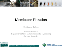 Membrane Filtration