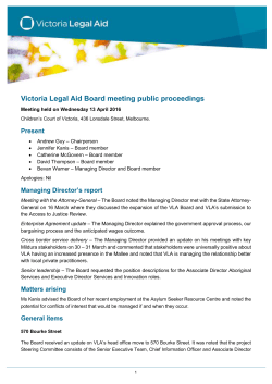 Board meeting public proceedings