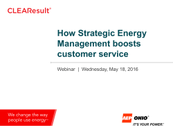 How Strategic Energy Management boosts customer