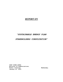 takeholder Consultation Minutes - Organization of American States