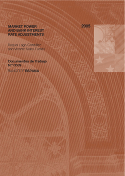 Market power and bank interest rate adjustments