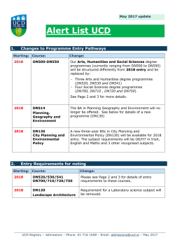 Alert List UCD