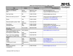 Grampian DSN Team May 15