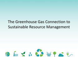 Lesson 20 - Greenhouse Gas - Agriculture Sector Curriculum