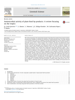 Antimicrobial activity of plant-food by