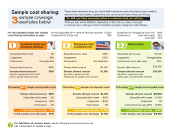 Health Insurance Coverage Examples Draft