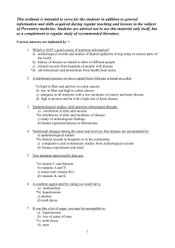 This testbank is intended to serve for the students in addition