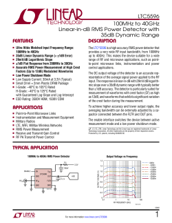 LTC5596 - Linear Technology