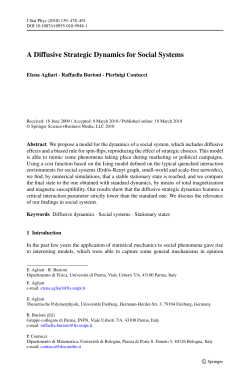 A Diffusive Strategic Dynamics for Social Systems