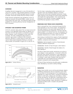 20. Thermal and Module Mounting Considerations