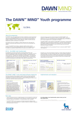 About the programme MY-Q &ndash; the MIND Youth