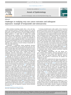 Challenges in studying very rare cancer outcomes and infrequent