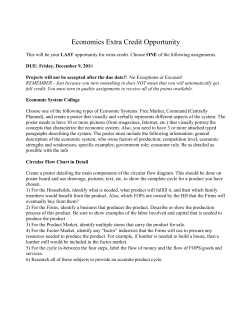 Create a &ldquo;Guide&rdquo; to Supply and Demand