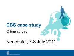 Case study CBS - Neuchatel SAE
