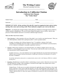 Introduction to Case Citation
