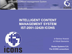 intelligent content management system ist-2001