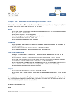 Home School Agreement