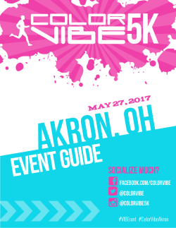 Event guide- Akron
