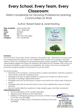Every School, Every Team, Every Classroom: District Leadership for