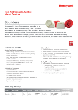 Sounders - Safelincs