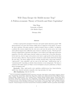 A Politico-economic Theory of Growth and State Capitalism