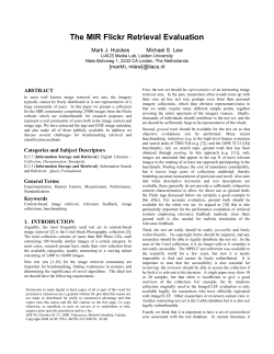 The MIR Flickr Retrieval Evaluation