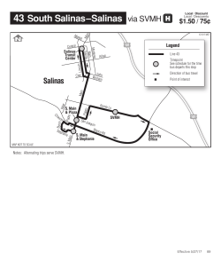 43 South Salinas&ndash;Salinas - Monterey