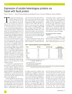 Expression of soluble heterologous proteins via fusion with NusA